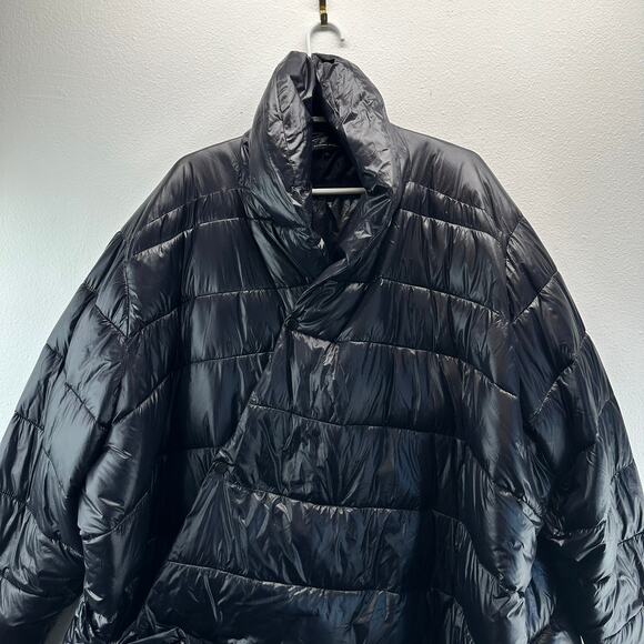Universal Standard Black Kanda Puffer Coat Jacket womens size 6X - Picture 4 of 8
